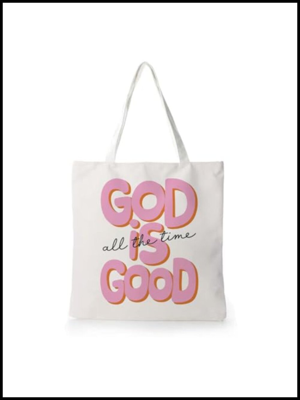 Preppy Coquette Canvas Tote Bag Durable Reusable Grocery Shoulder Bag